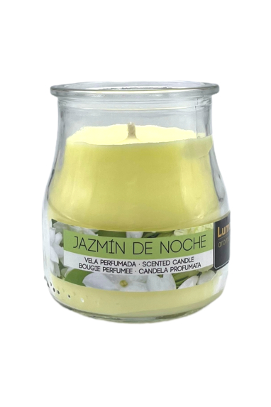 Bougie d’ambiance yaourt Jasmin De Nuit - Lumar BOUGYOGJASMIN