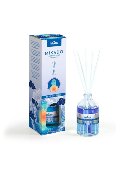 Carton de 12 mikados parfumés Encens Bleu - Prady MIKENCENSBLEU_100