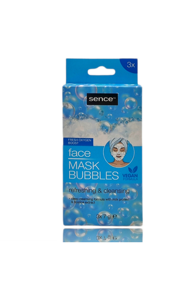 Boîte de 3 Masques Visage - Oxygène Bubble MASQVBUBBLE87