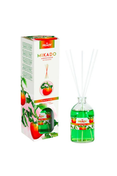 Carton de 12 mikados parfumés Tomate - Prady MIKTOMATE_100