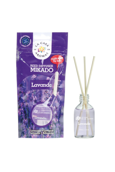 Carton de 12 mikados parfumés pour ambiance "Doypack" - Lavande MIKDOYPACKLAV_30
