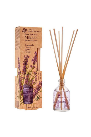 Carton de 6 mikados parfumés pour ambiance "Botanical Essence" - Lavande MIKBOTLAV_50