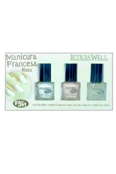 Kit French Manucure Nude - 3 Vernis séchage rapide