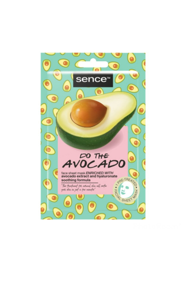 Maschera per il viso all'avocado