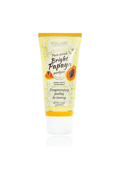 Exfoliante facial limpiador de papaya