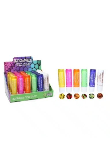 Pack of 6 Fruity Lip Balms - 6 scents