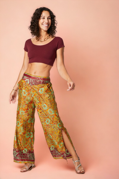 Fluid Pants Printing Tropical Orange - PIP2003N